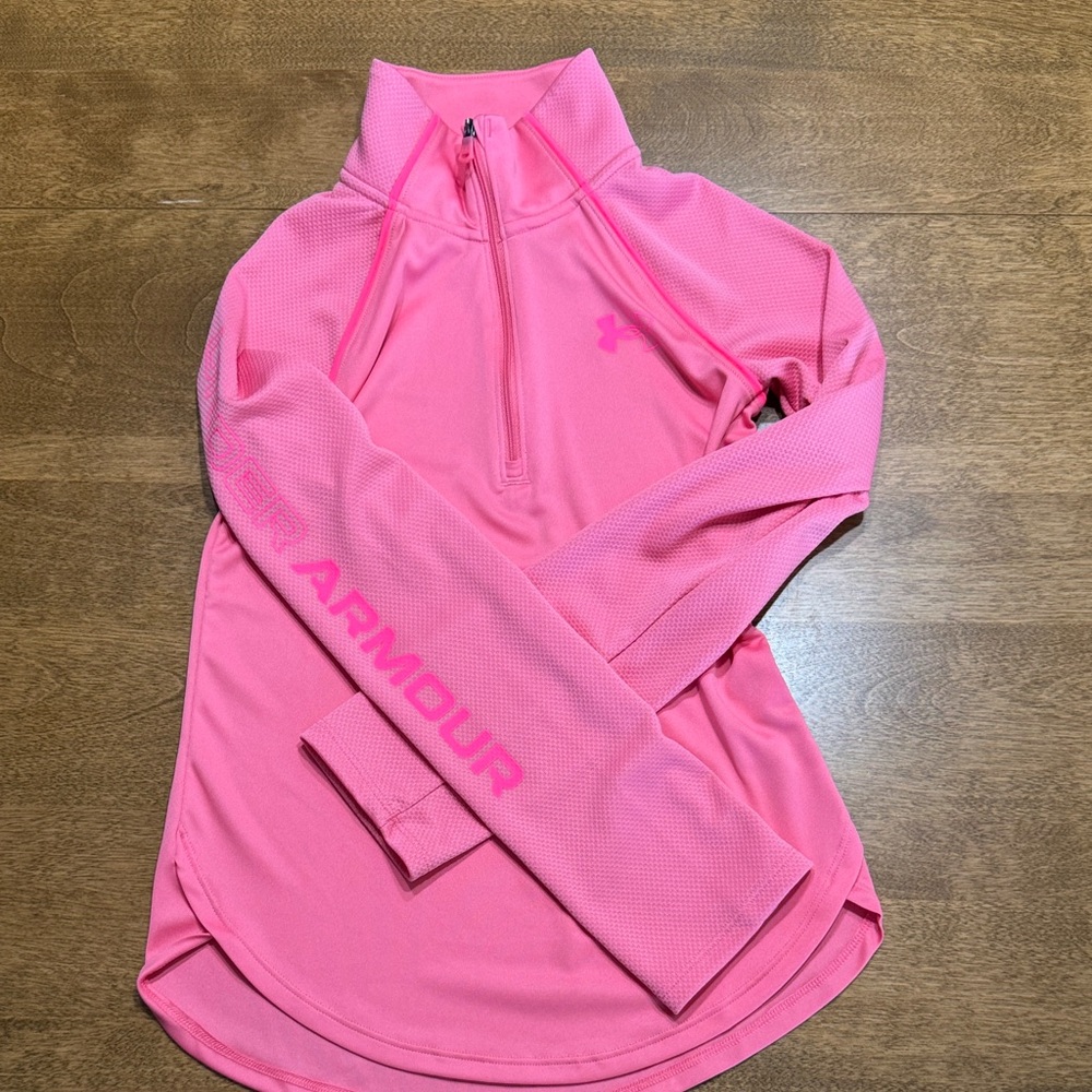 Under Armour Vibrant Pink Performance Pullover